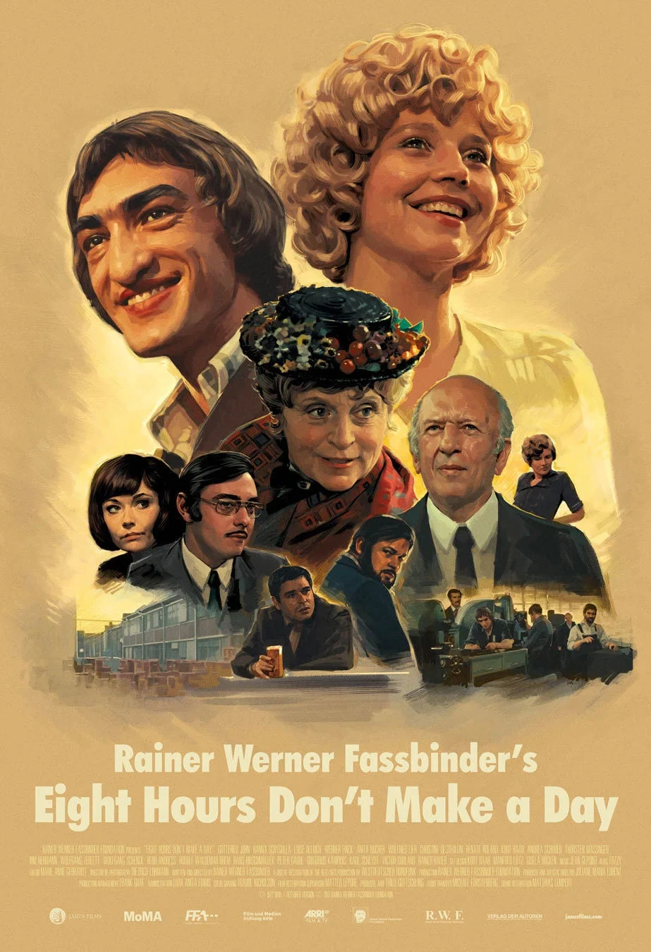 每日大赛｜动漫大赛欢迎投稿经典独立电影海报复古风格设计